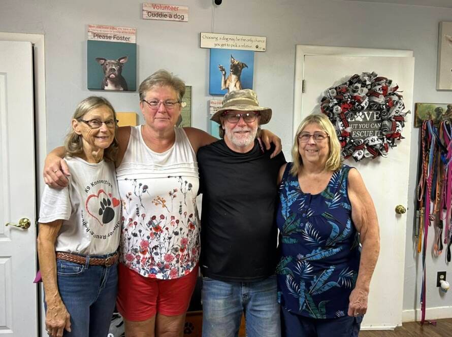 A heartfelt thank you to Sally, Carol, Shawn and Ellen