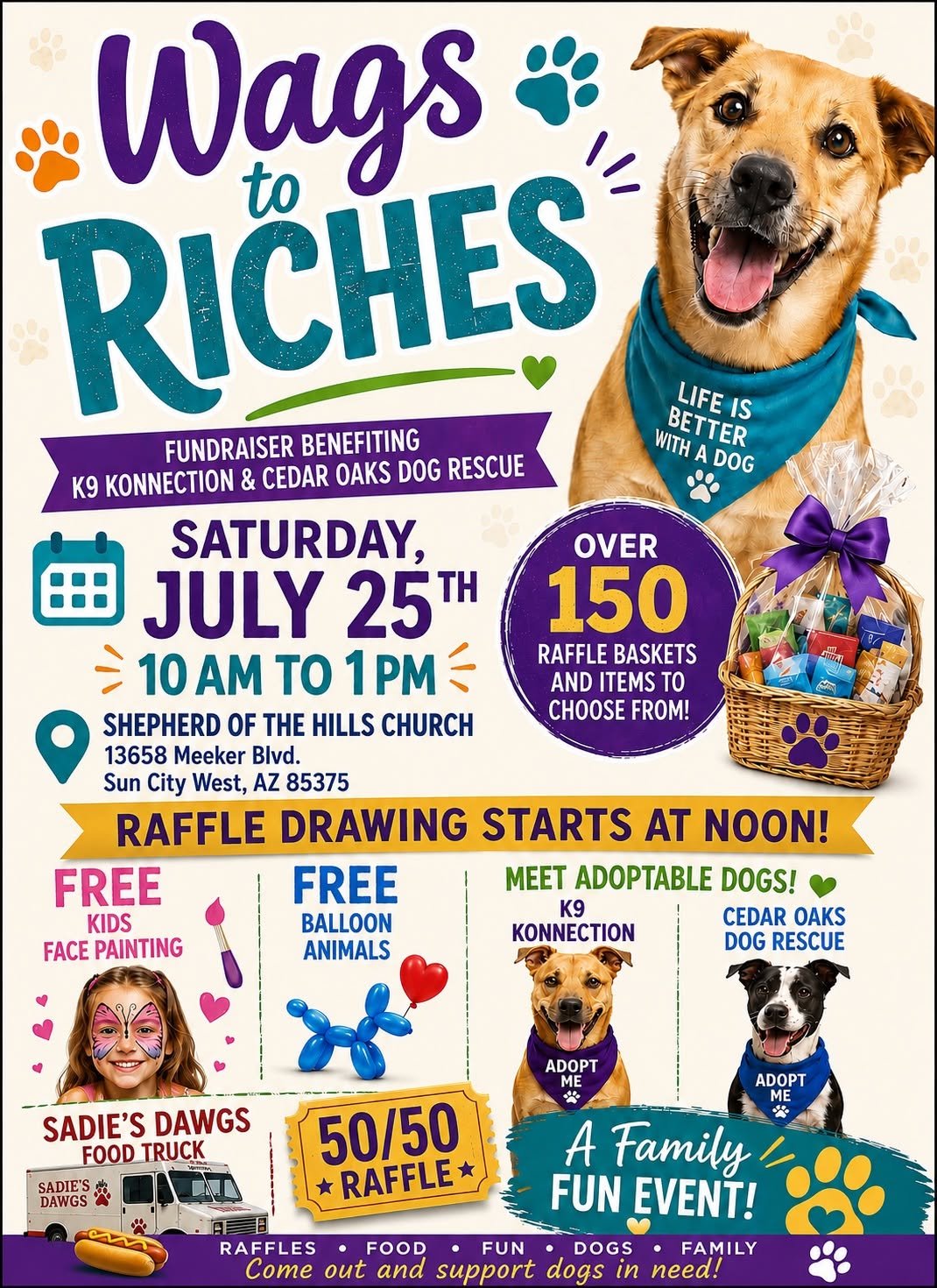 Wags to Riches Family Fun Event